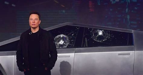 tesla had a metal ball in his house|Elon Musk explains why Tesla’s Cybertruck windows .